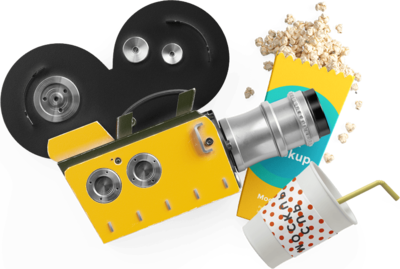 камера попкорн газировка